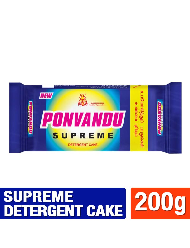New Ponvandu Supreme Detrgent Cake-200g