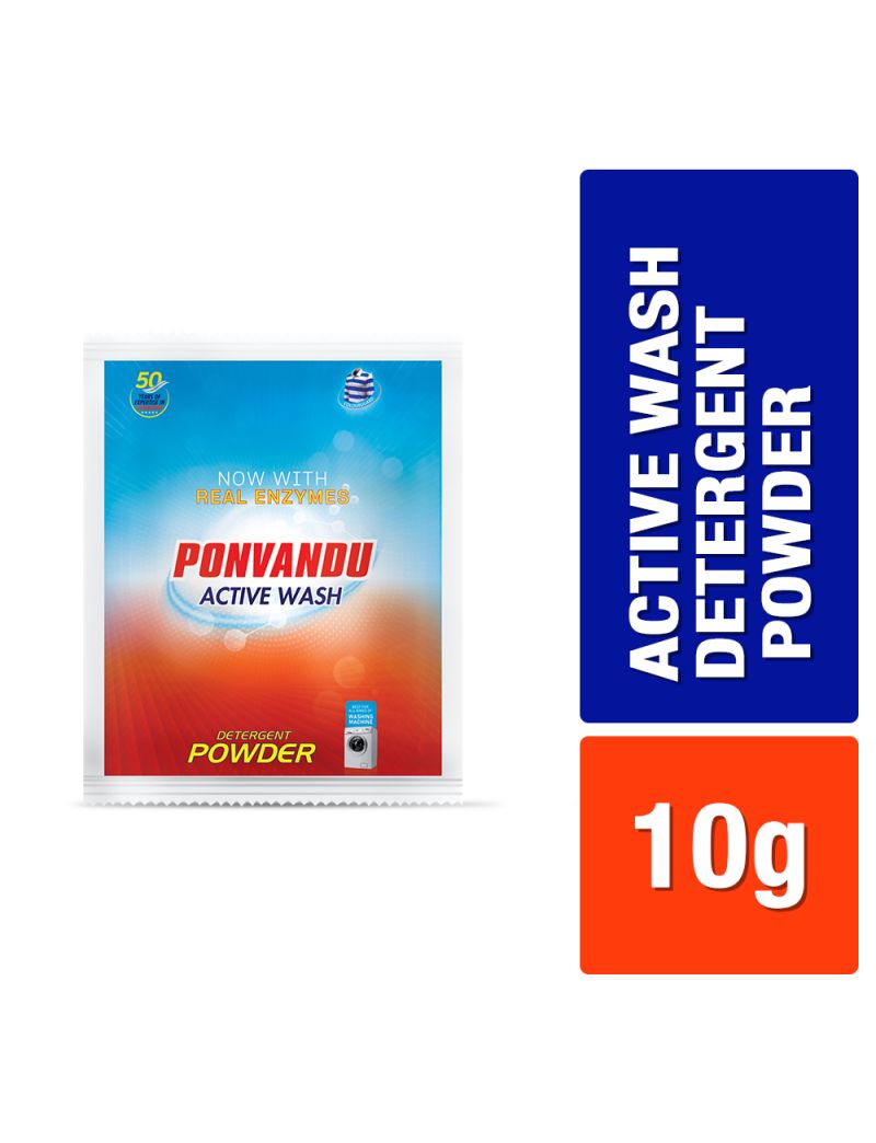 Ponvandu Active Wash Detergent Powder-10g