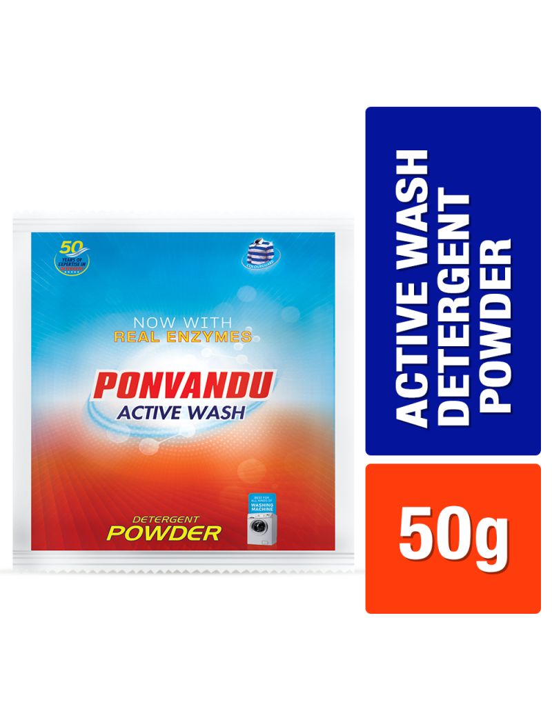Ponvandu Active Wash Detergent Powder-50g