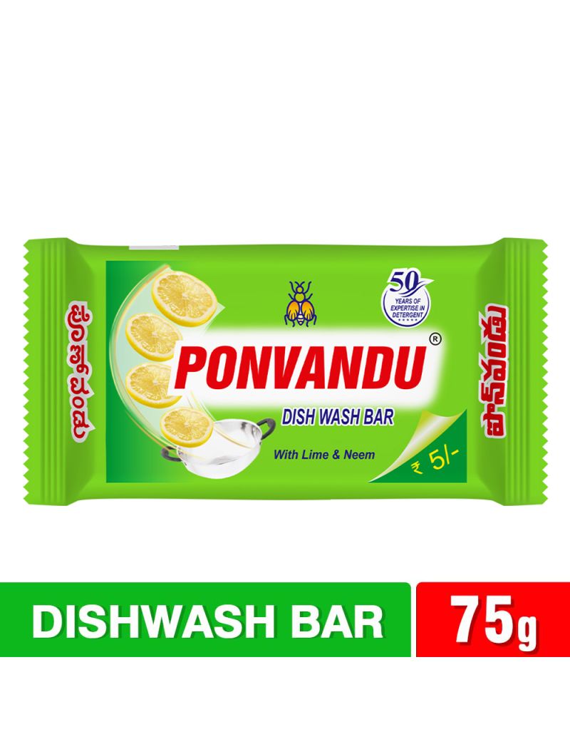 Ponvandu Dishwash Bar-75g 