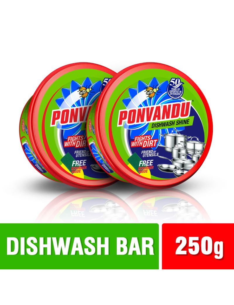 Ponvandu Dishwash Round Bar-250g