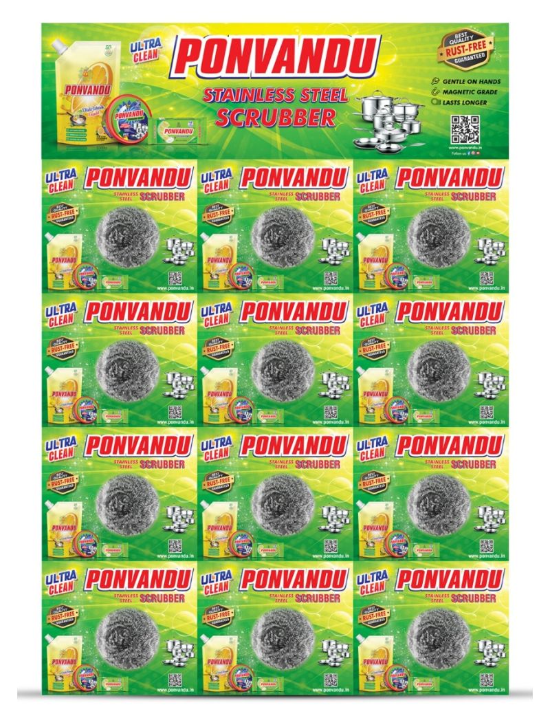 Ponvandu steel Scruber Pad 15g