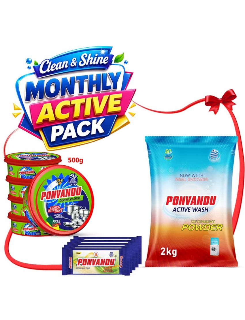 Clean & Shine MONTHLY ACTIVE PACK