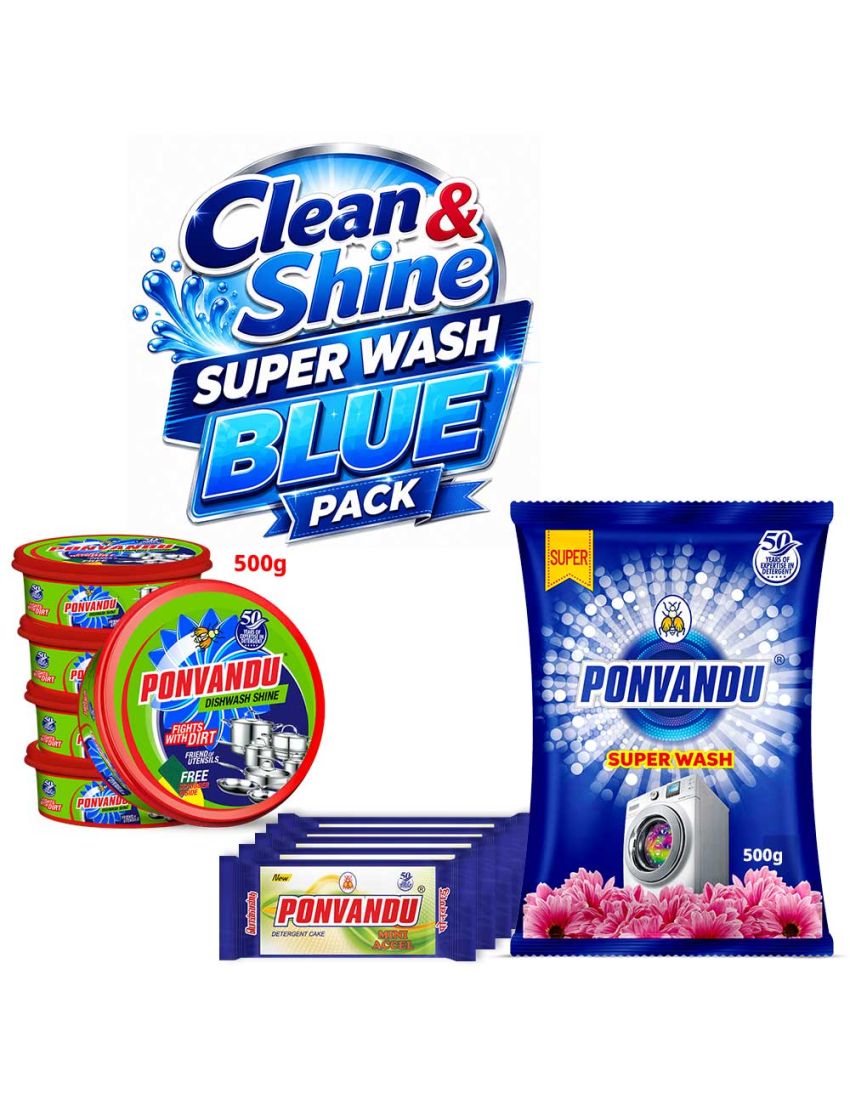 Clean & Shine SUPER WASH BLUE PACK