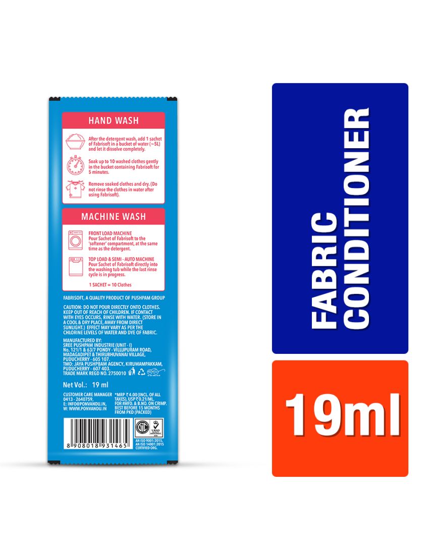 Fabrisoft Fabric Conditioner Blush Breeze 19 ML