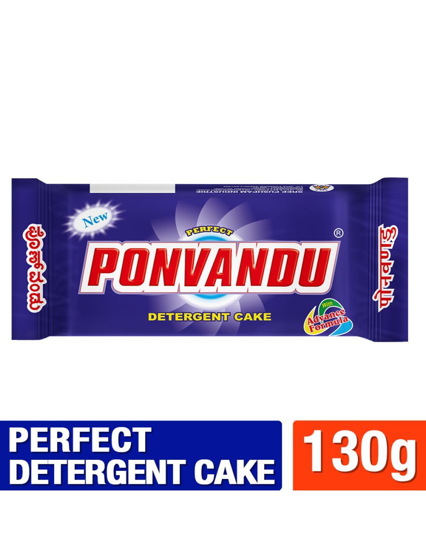 New Perfect Ponvandu Detergent Cake 140g + Premium Detergent Powder