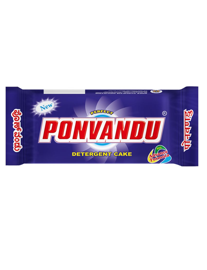 New Perfect Ponvandu Detergent Cake 140g + Premium Detergent Powder