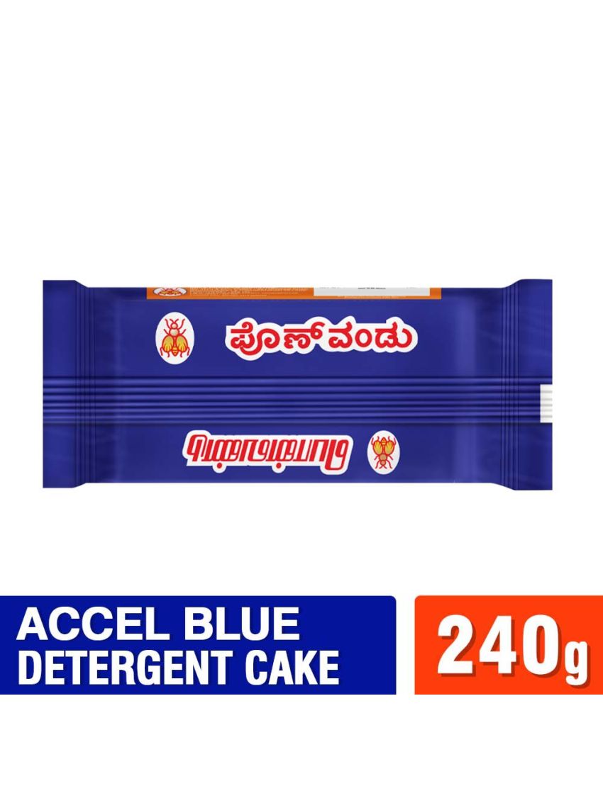 New Ponvandu Accel Detergent Cake-240g