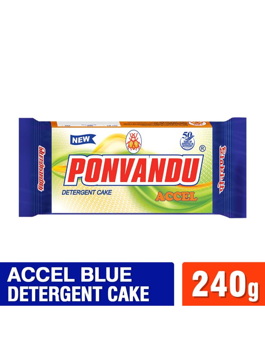 Ponvandu Superior Detergent Cake 240g -10 Nos