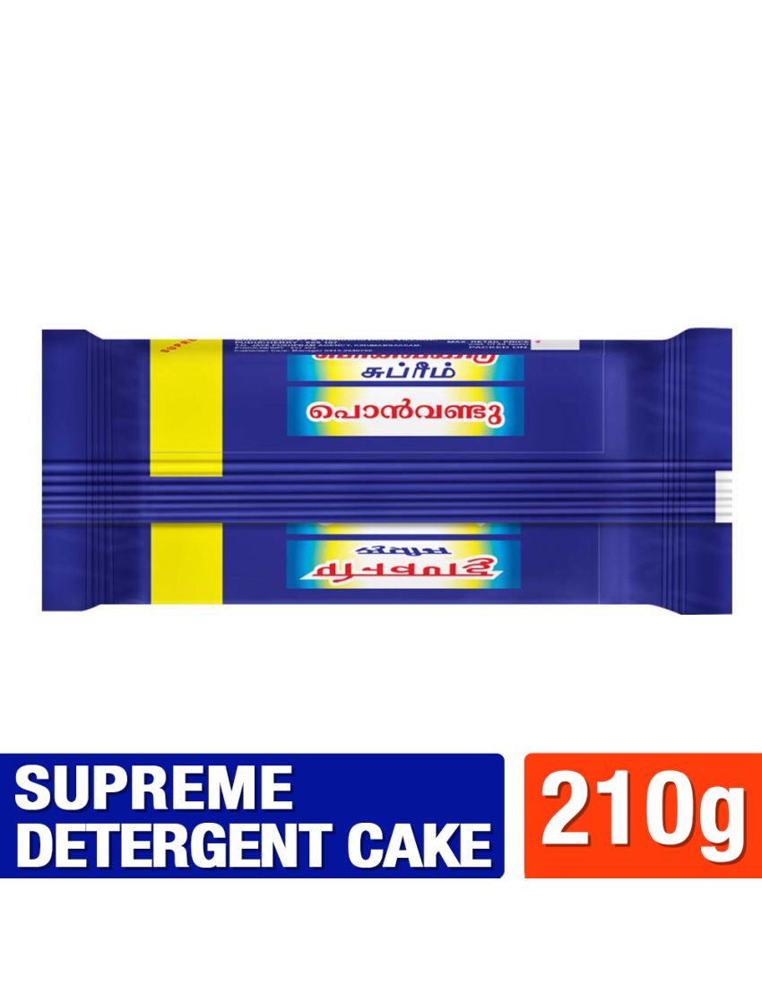 New Ponvandu Supreme Detrgent Cake-210g