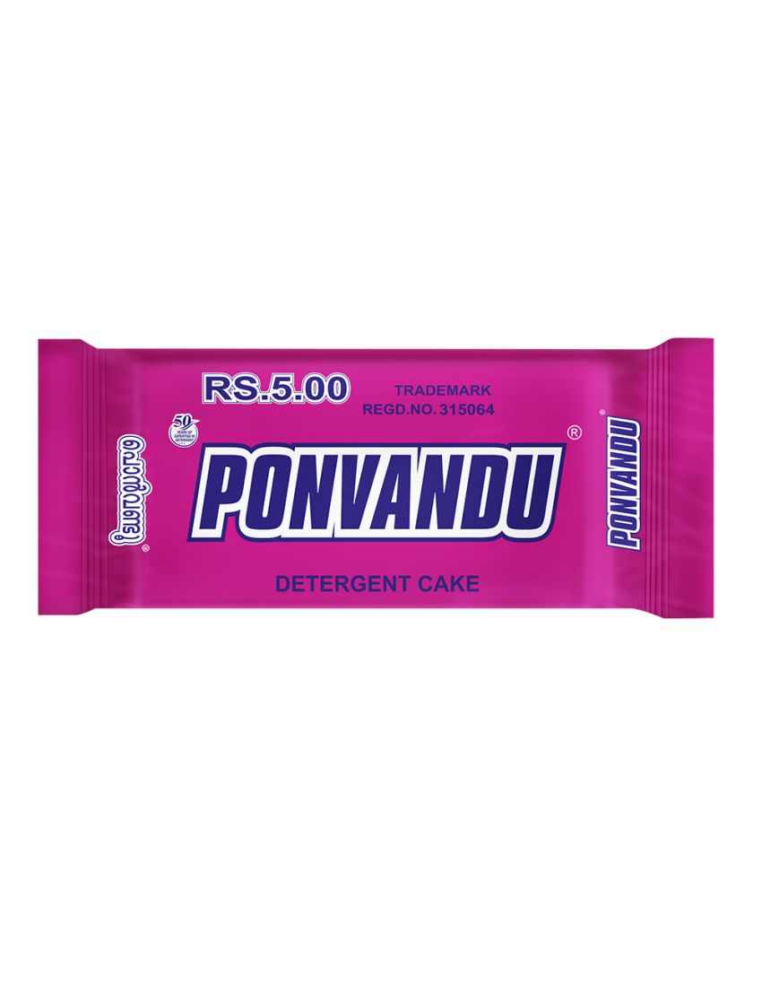 Ponvandu Detergent Cake Pink  80g