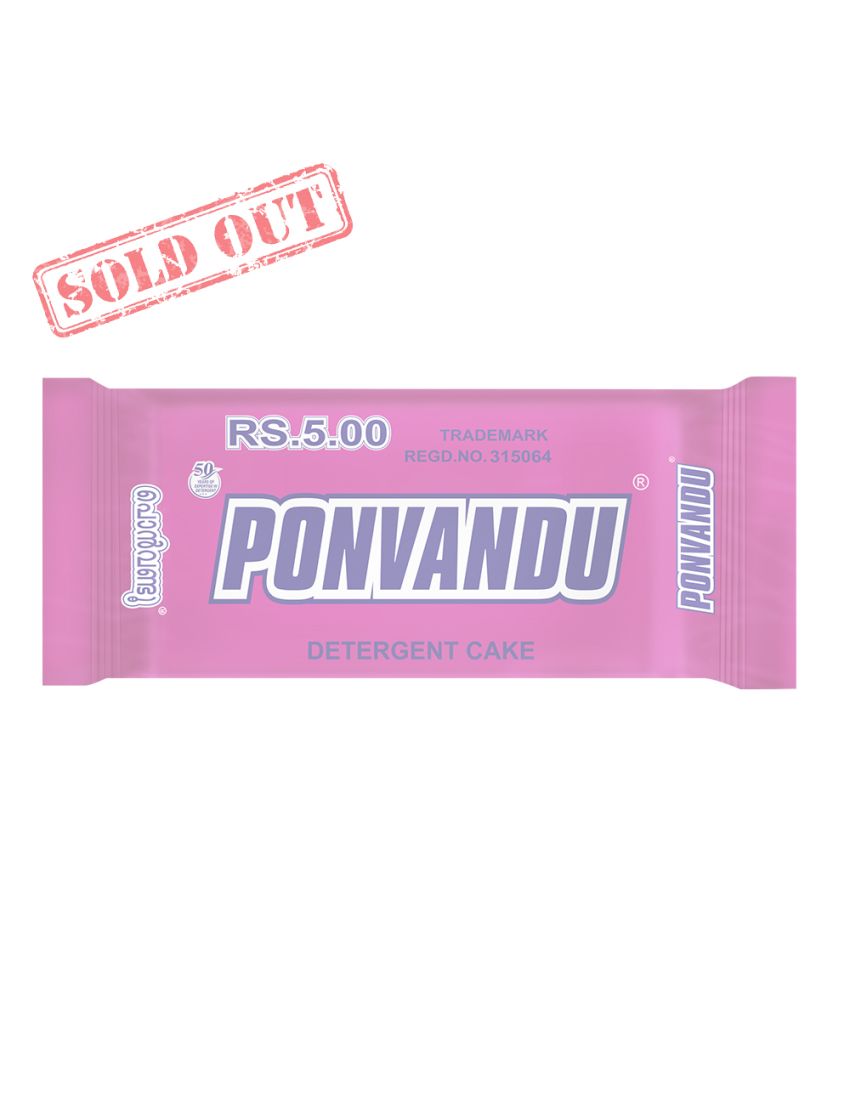Ponvandu Detergent Cake Pink  80g