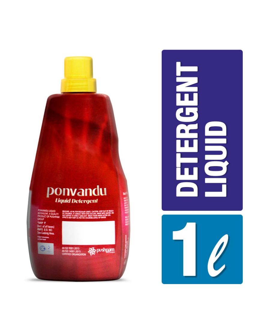 DETERGENT LIQUID 1L- RED BOTTLE