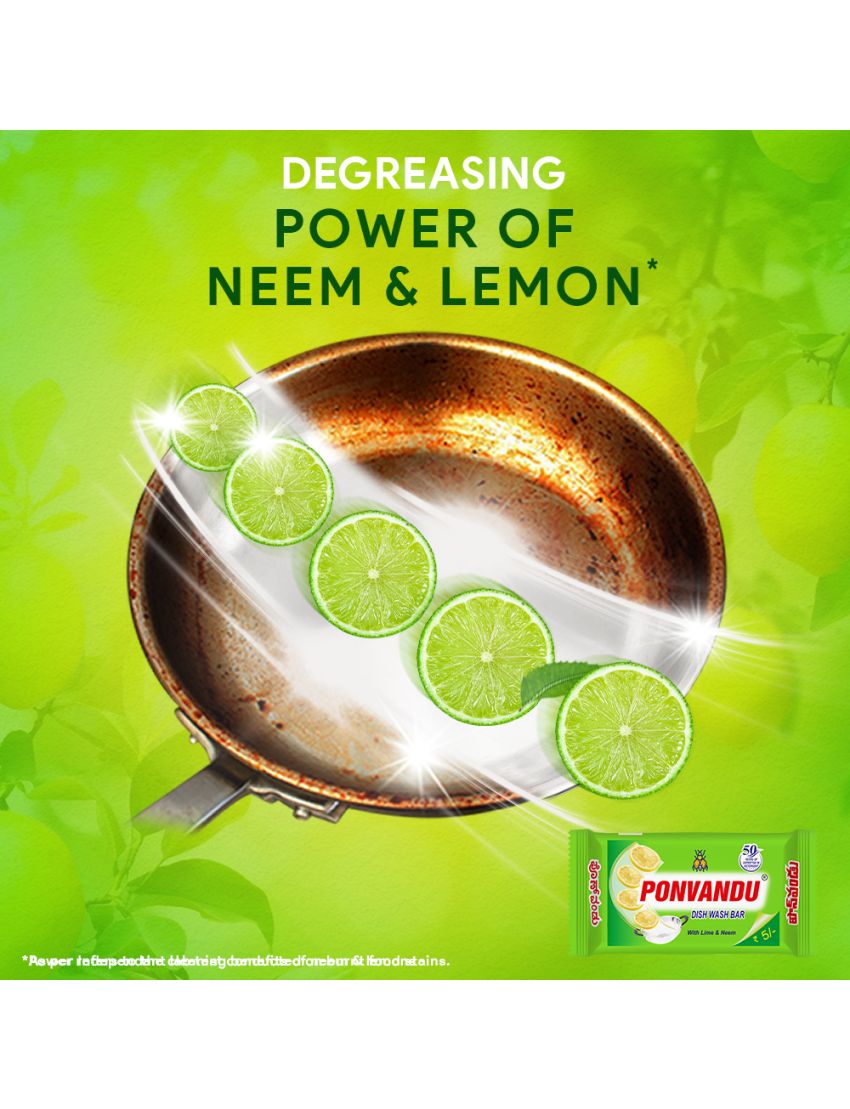 Ponvandu Dishwash Bar-75g 