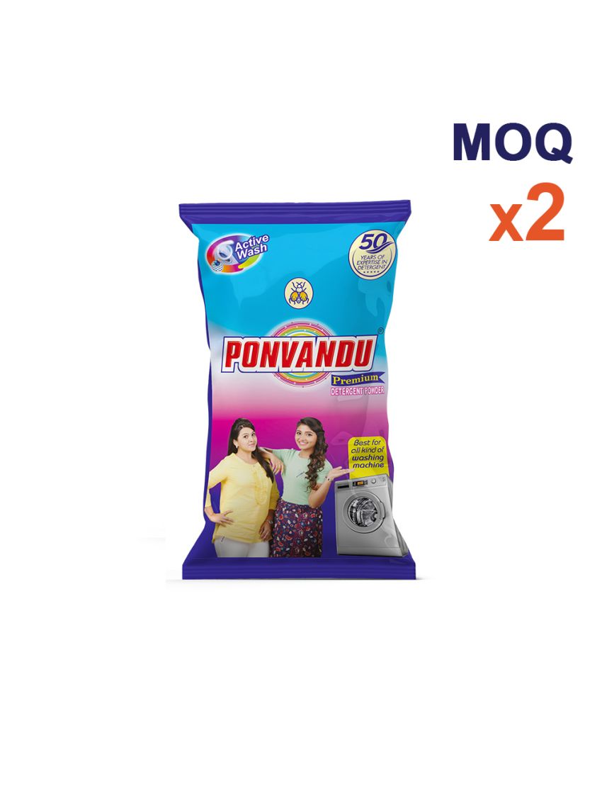 Ponvandu Premium Detergent Powder Blue 1 Kg