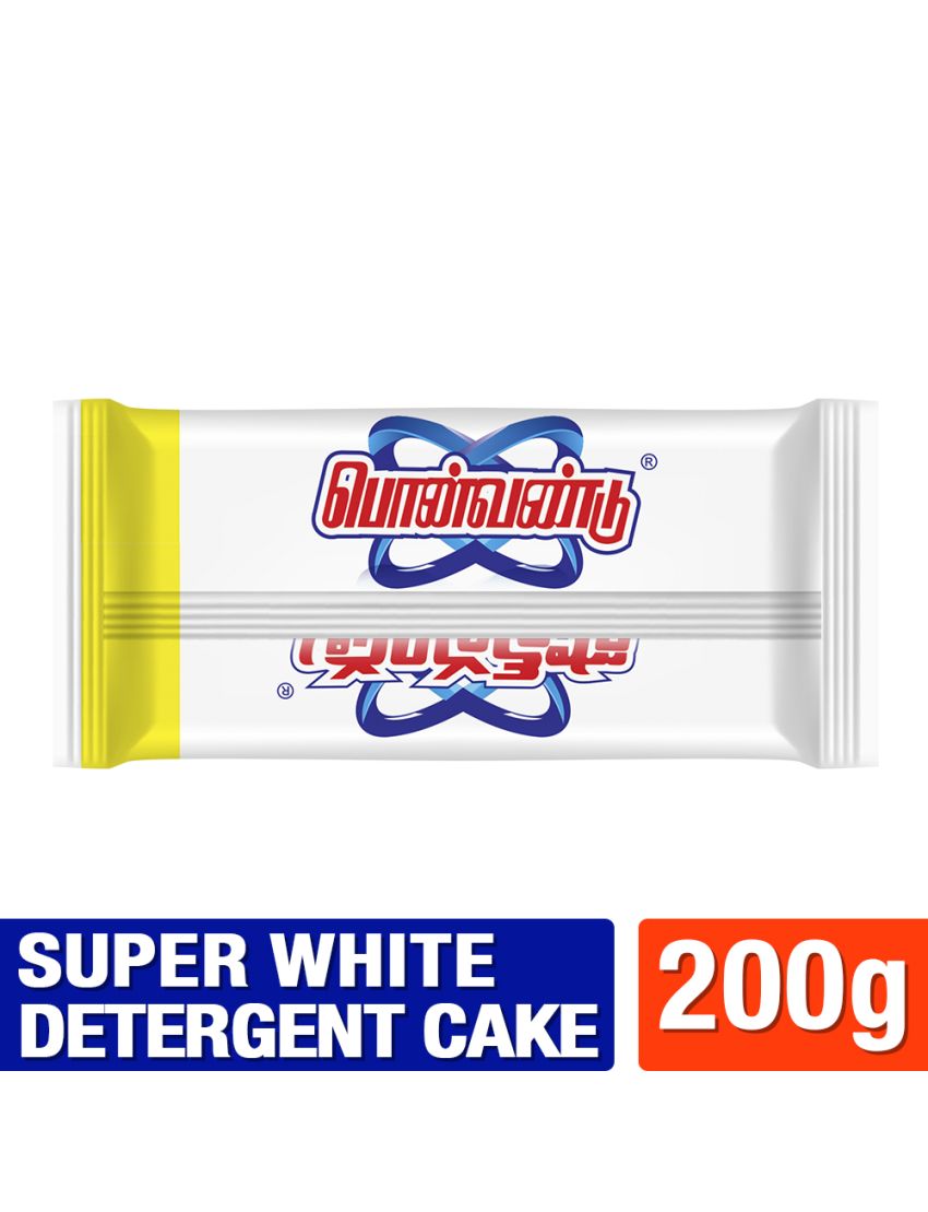 Ponvandu Super White Detergent Cake-200g