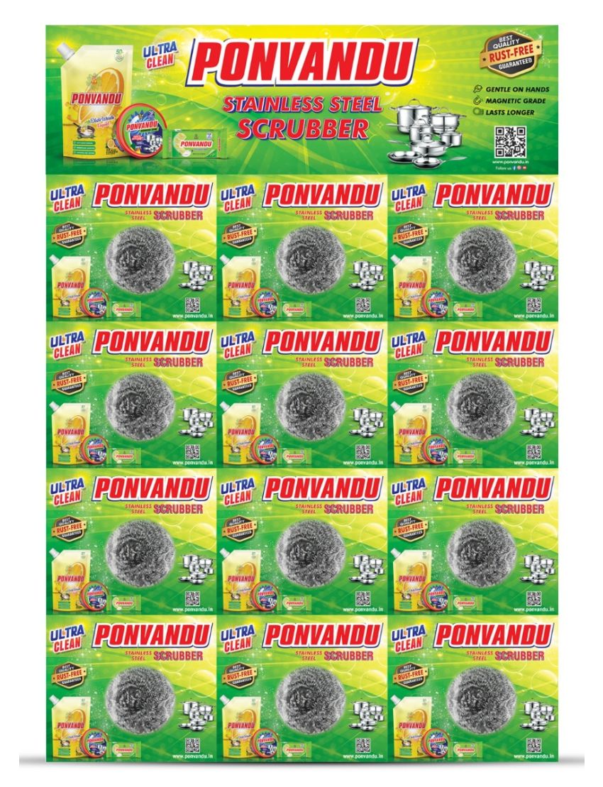 Ponvandu Steel Scruber Pad 10g