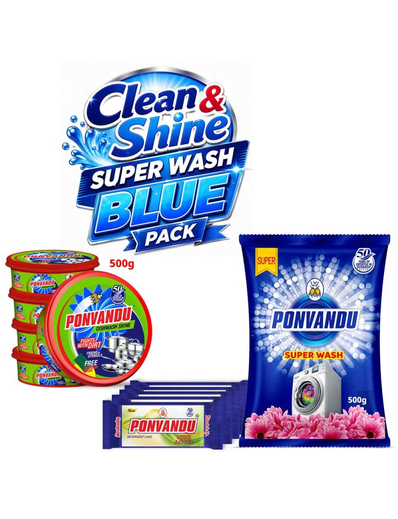 Clean & Shine SUPER WASH BLUE PACK