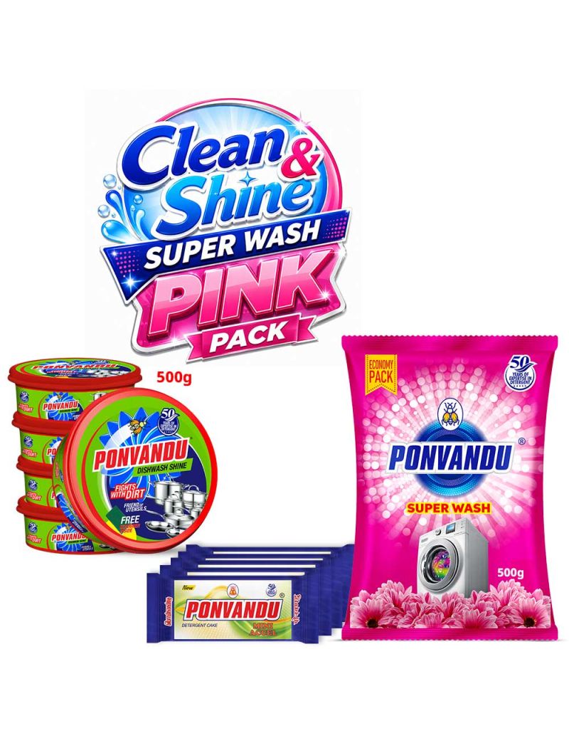 Clean & Shine SUPER WASH PINK PACK