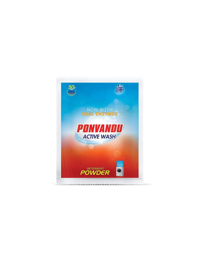 Ponvandu Active Wash Detergent Powder-10g