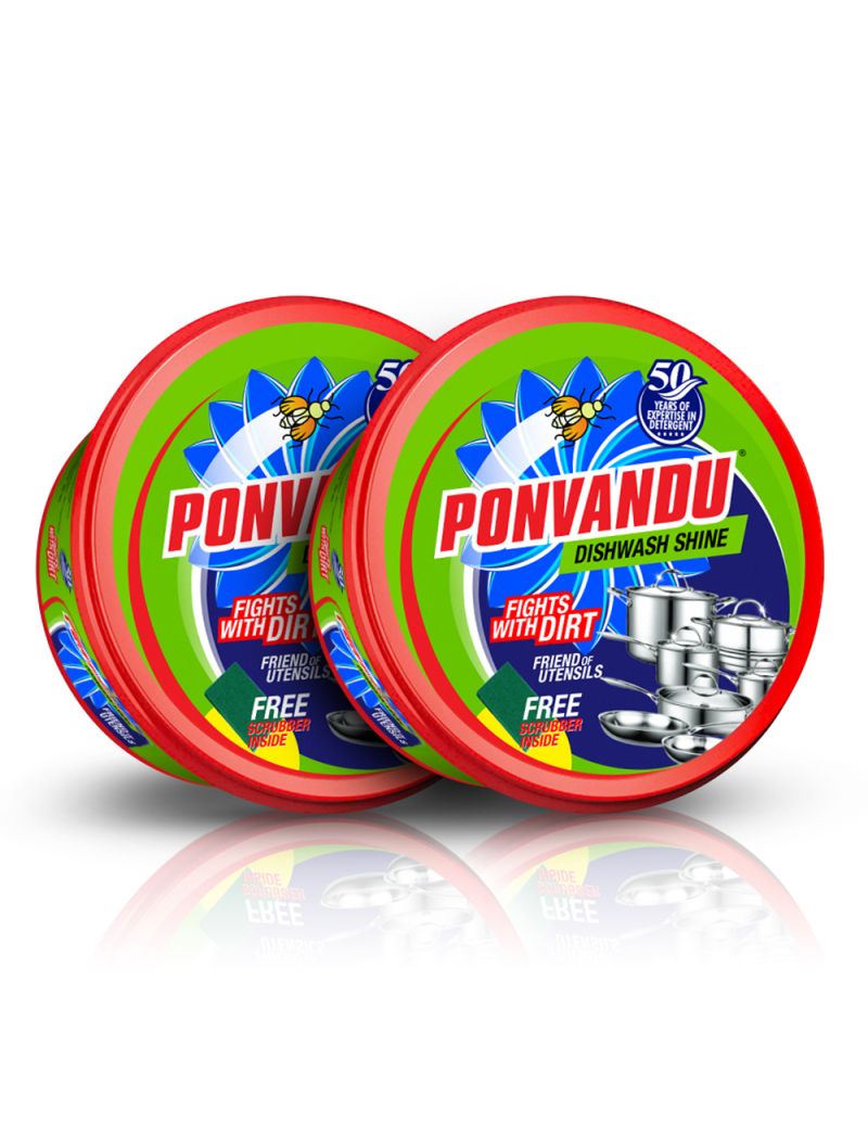 Ponvandu Dishwash Round Bar-250g