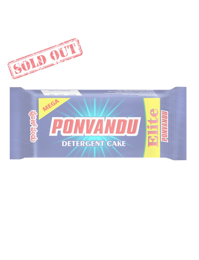 Ponvandu Mega Elite Detergent Cake 180g
