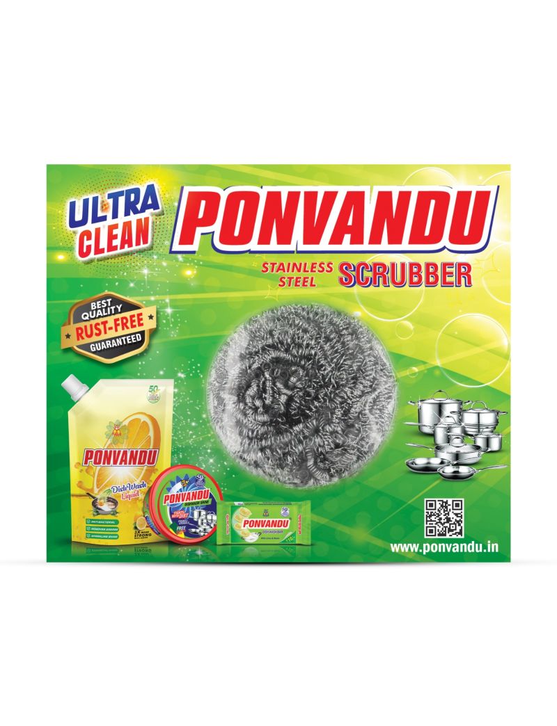 Ponvandu Steel Scruber Pad 10g